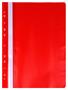 Quick binder with europerforation, PP, A4, VICTORIA OFFICE, red